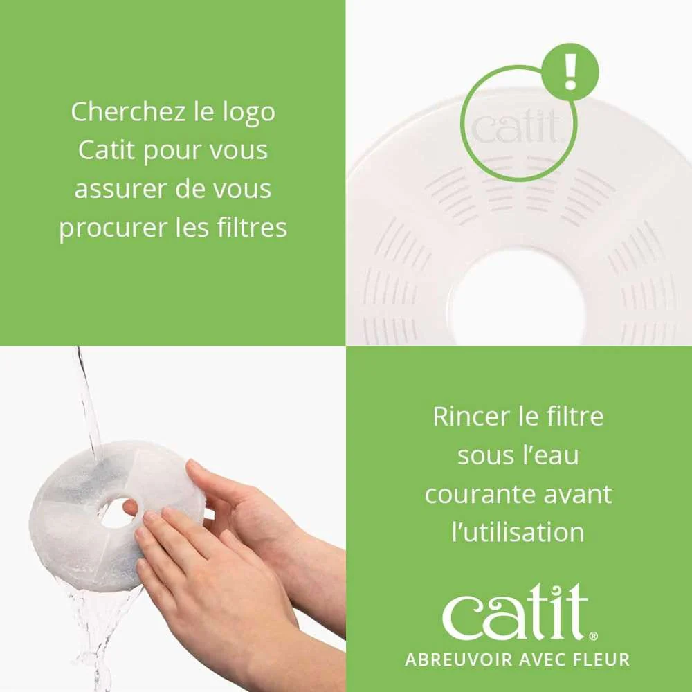 Fontaine à eau pour chat avec Fleur - Catit - Image 3