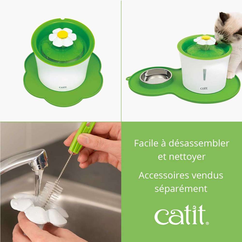 Fontaine à eau pour chat avec Fleur - Catit - Image 6