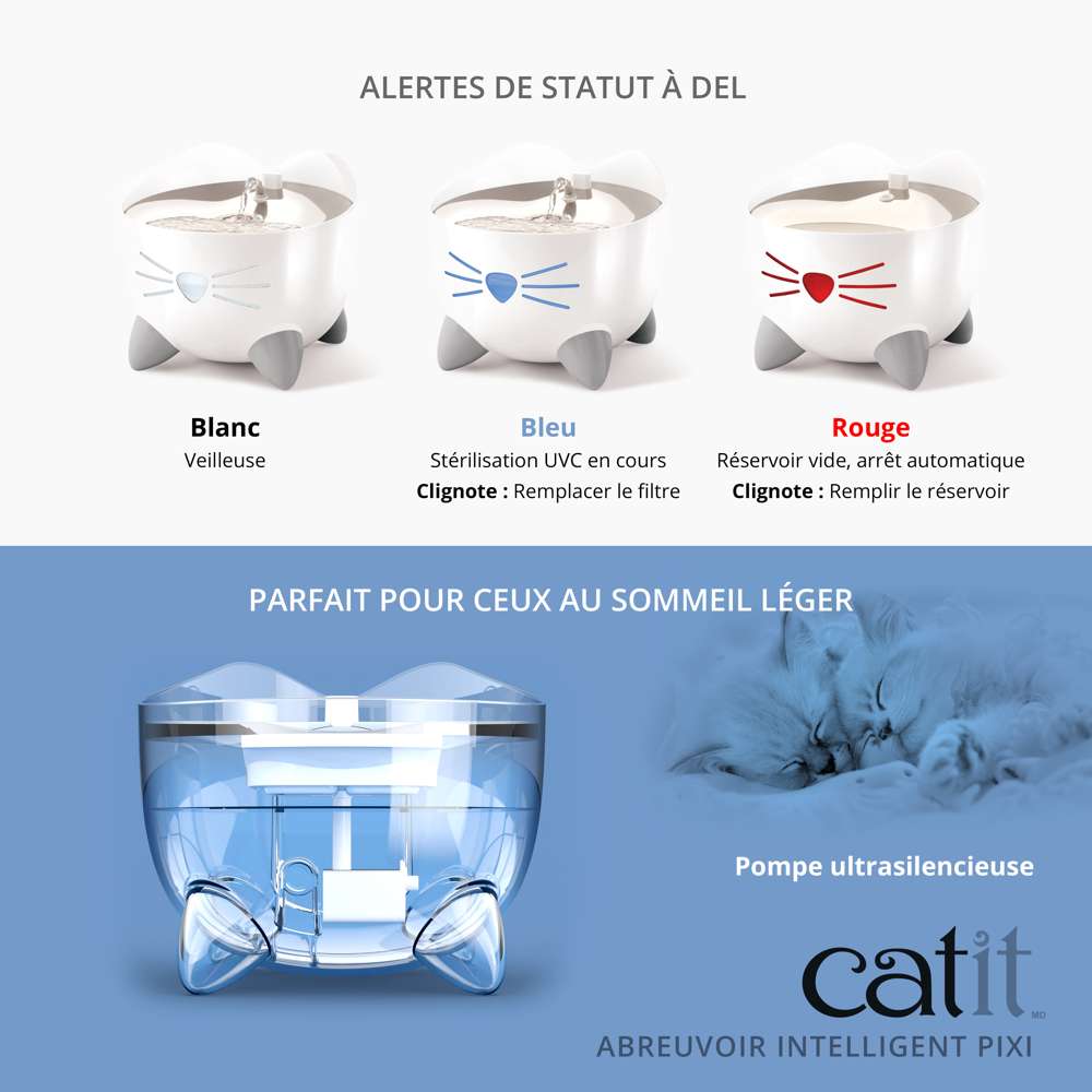 Fontaine à eau pour chat connectée - Catit Pixi Smart - Image 5