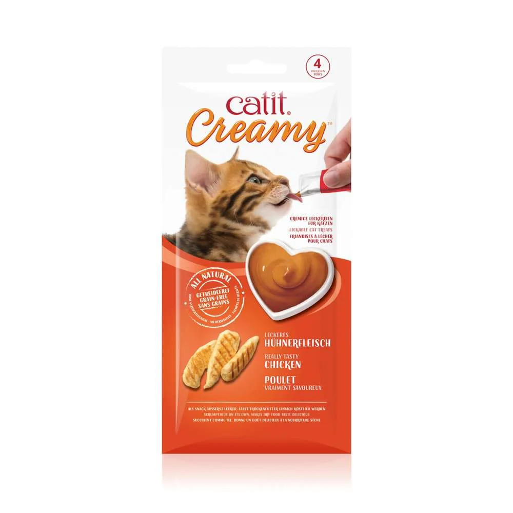 Friandises à lécher pour chat - Paquet de 4 - Catit Creamy - Image 7