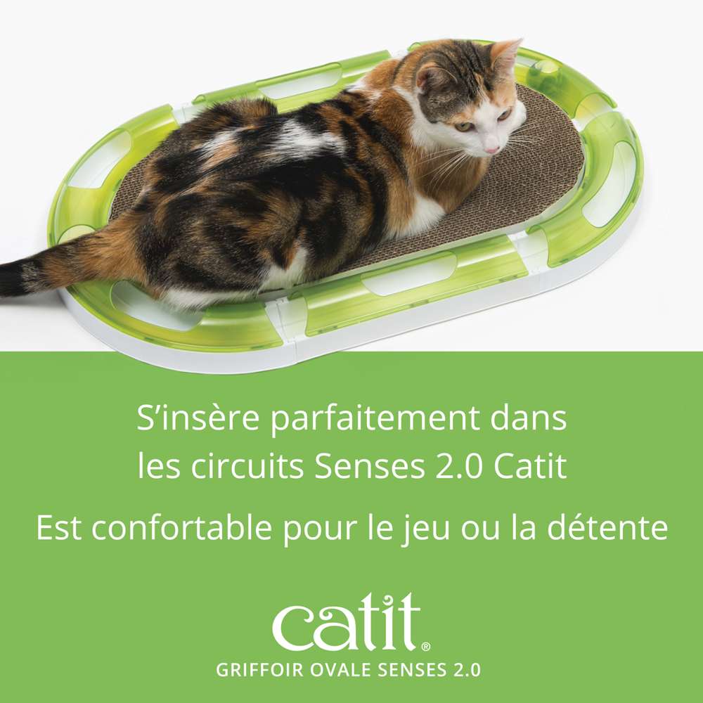 Griffoir ovale pour chat - Catit Senses - Image 3