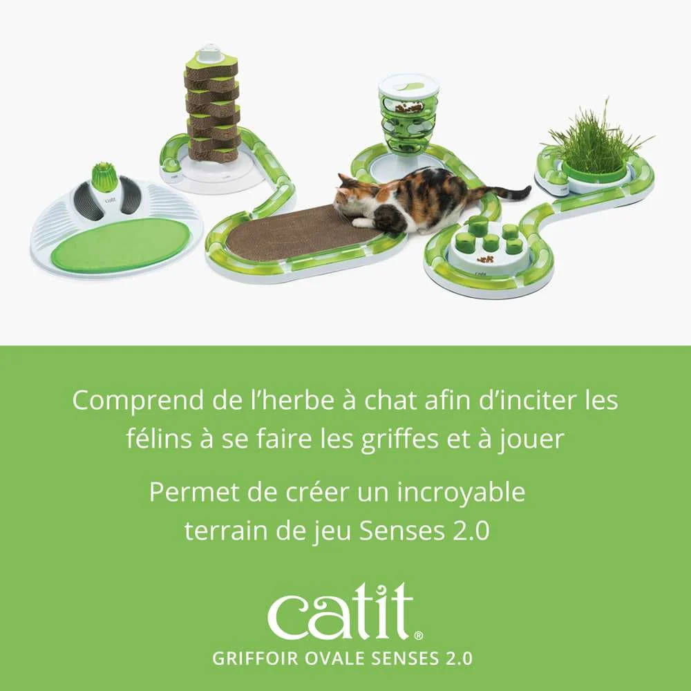 Griffoir ovale pour chat - Catit Senses - Image 5