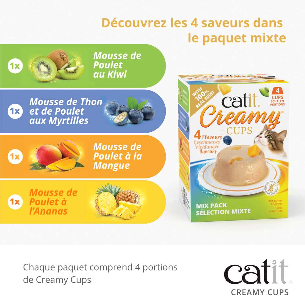 Mousse pour chat - Catit Creamy Cups - Image 19