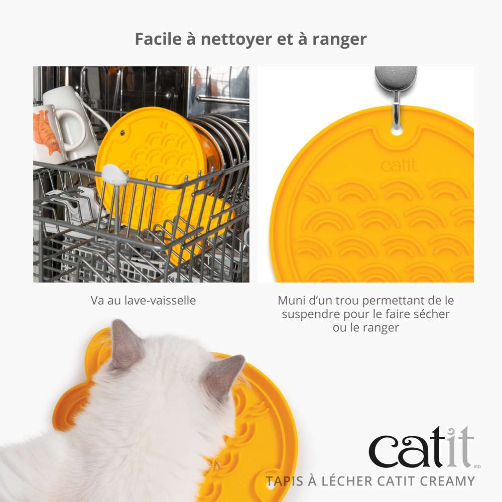 Tapis à lécher pour chat - Catit Creamy - Image 5