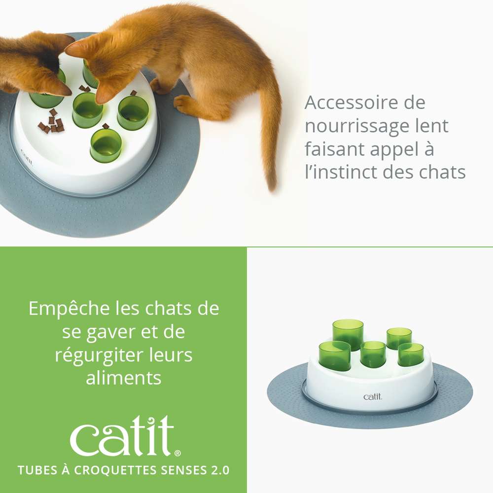 Tubes à croquettes pour chat - Catit Senses - Image 3